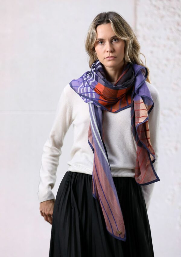 Schal Zelda blue von Shalls Barcelona