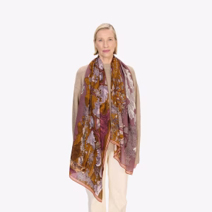 Schal Histoire violet von Inoui Editions