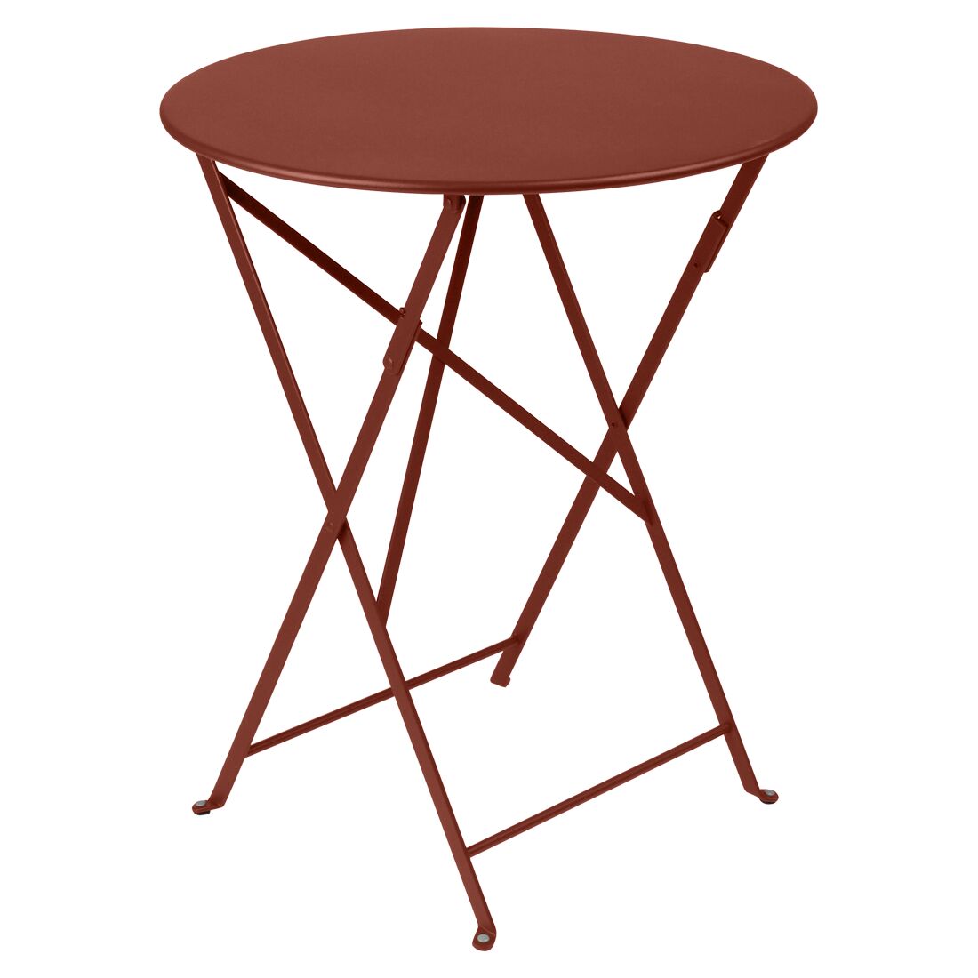 Von Fermob: Bistro Klapptisch d= 60 cm Farbe Ockerrot nur Abholung