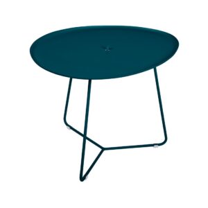 Von Fermob: Cocotte niedriger Tisch mit abnehmbarer Platte Farbe Acapulcoblau nur Abholung