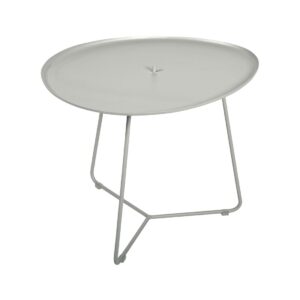 Von Fermob: Cocotte niedriger Tisch mit abnehmbarer Platte Farbe Lehmgrau nur Abholung