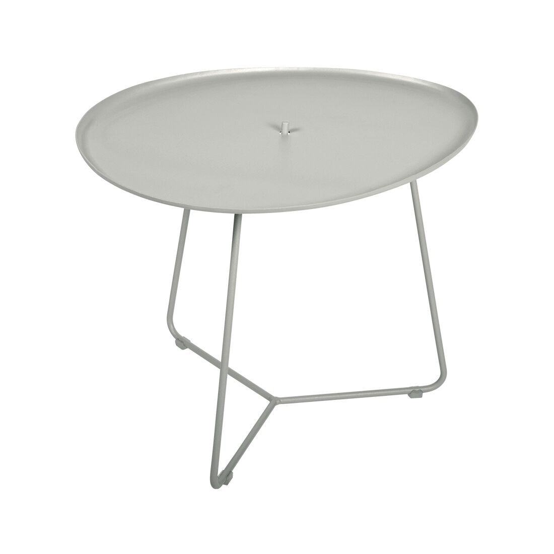 Von Fermob: Cocotte niedriger Tisch mit abnehmbarer Platte Farbe Lehmgrau nur Abholung