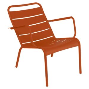 Von Fermob: Luxembourg tiefer Sessel Farbe Kandierte Orange nur Abholung