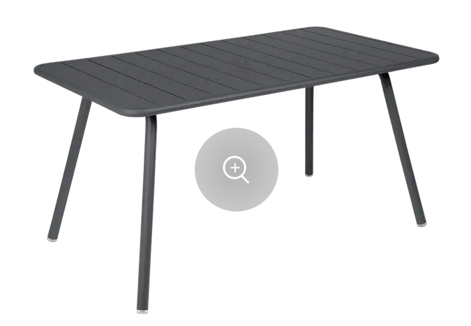 Von Fermob: Luxembourg Tisch 143 x 80 cm Farbe Anthrazit- nur Abholung