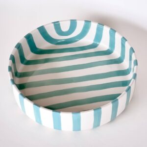 Von Magazin Minori- handbemalte große Schale in Farbe Amalfi mint