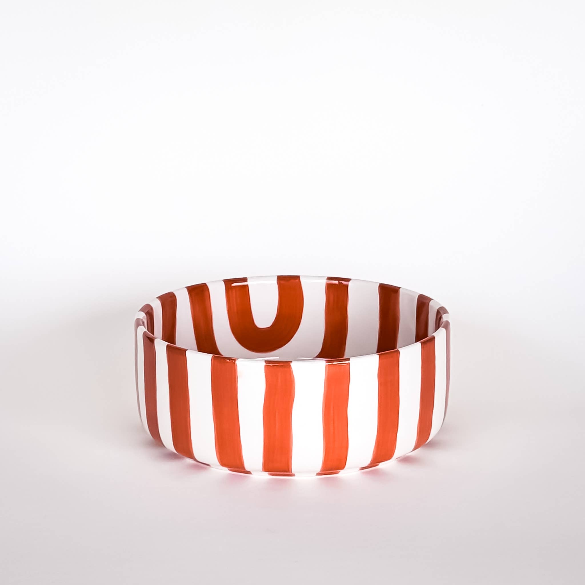 Von Magazin Minori- handbemalte Schale in Farbe Cotto orange – Bild 2