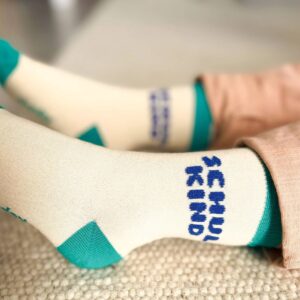 Schulkind- Socken Größe 29-30 blau